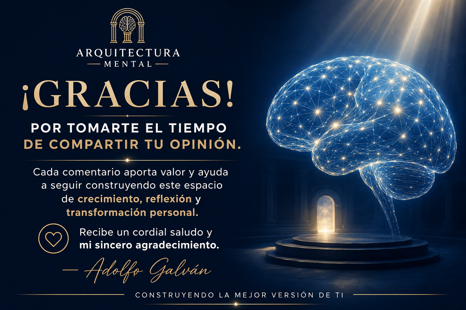 Gracias por comentar